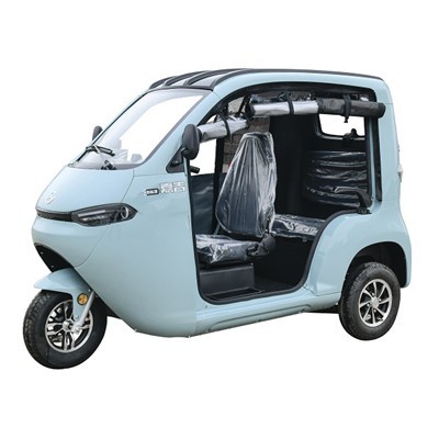 Trike Elettriku Motorizzat mingħajr Bibien bil-Putiera tax-Xita